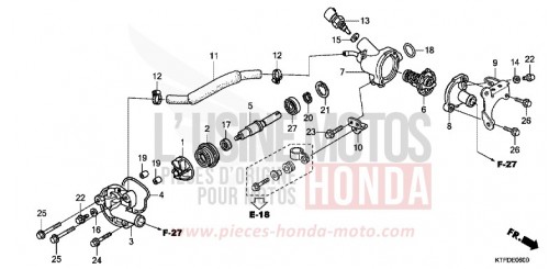 WATER PUMP SH150B de 2011